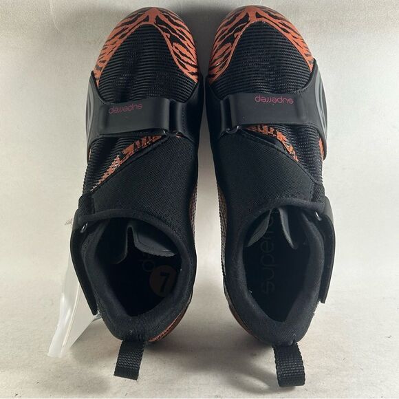 Nike SuperRep Cycle Indoor Cycling Shoes Orange Black Size 7 CJ0775-018 - Picture 5 of 8